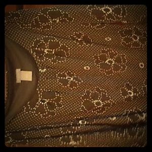 NWOT Ann Taylor PL nylon mesh top